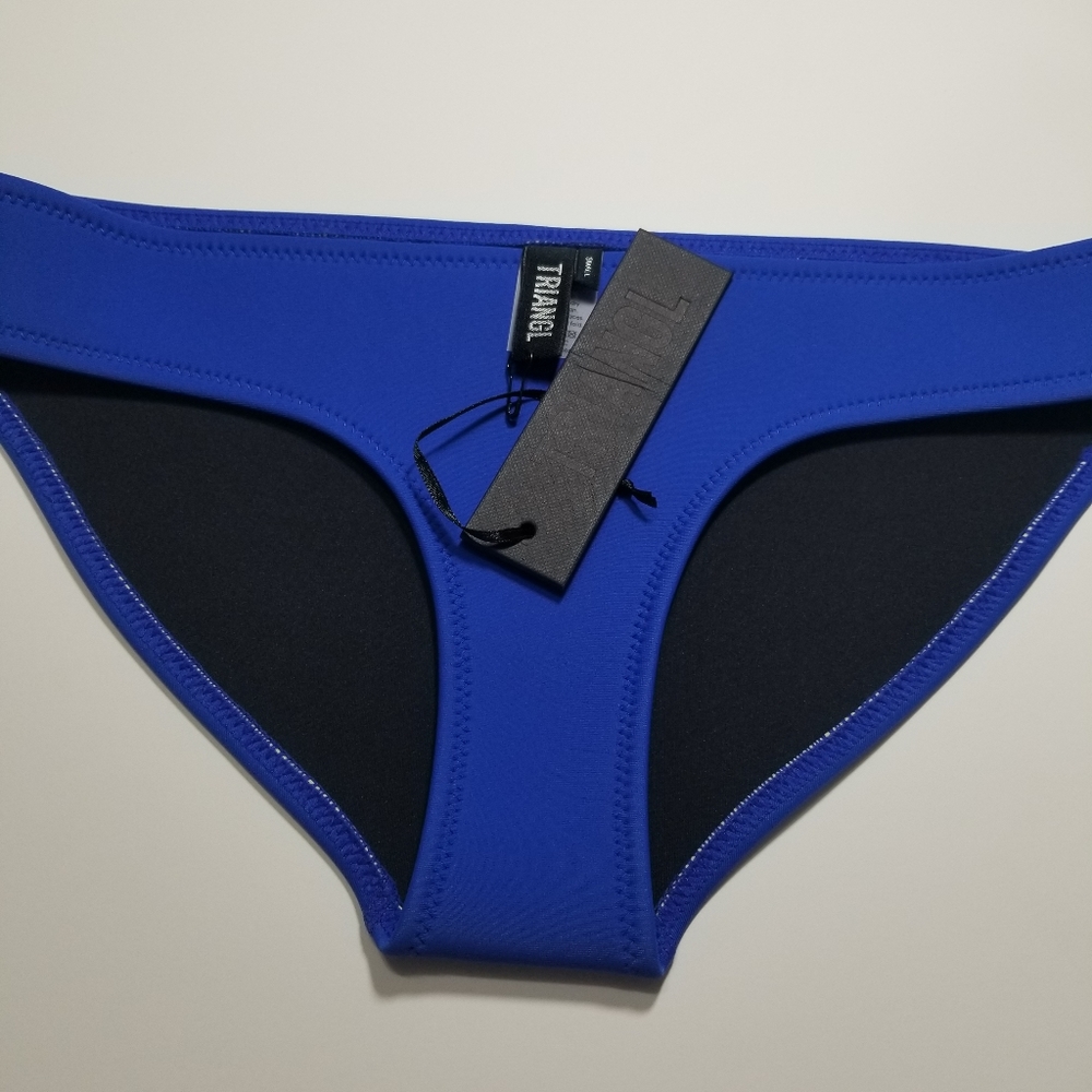 101B Triangl blue bikini bottoms